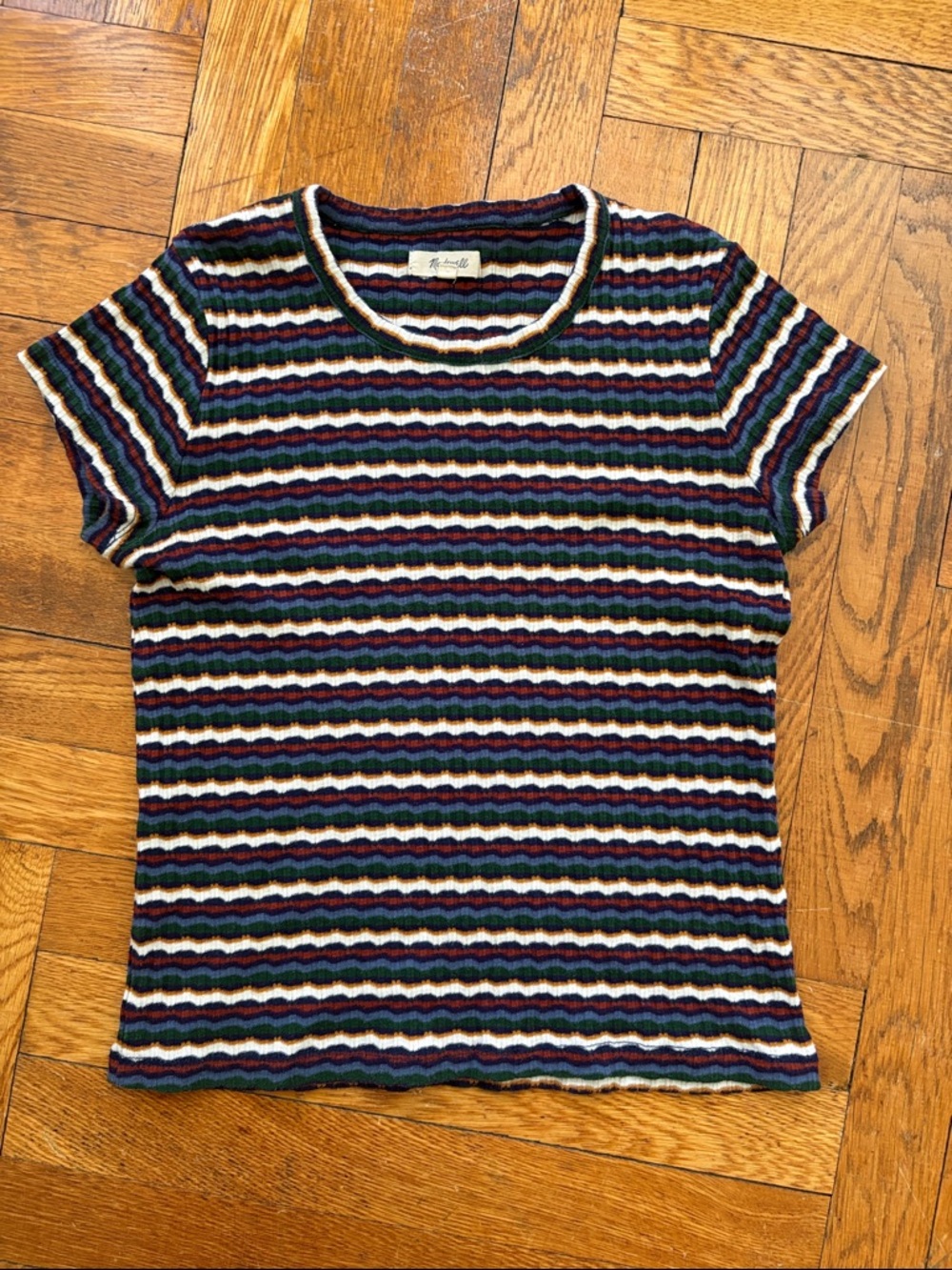 Madewell Striped Short-Sleeve Tee Extra Small